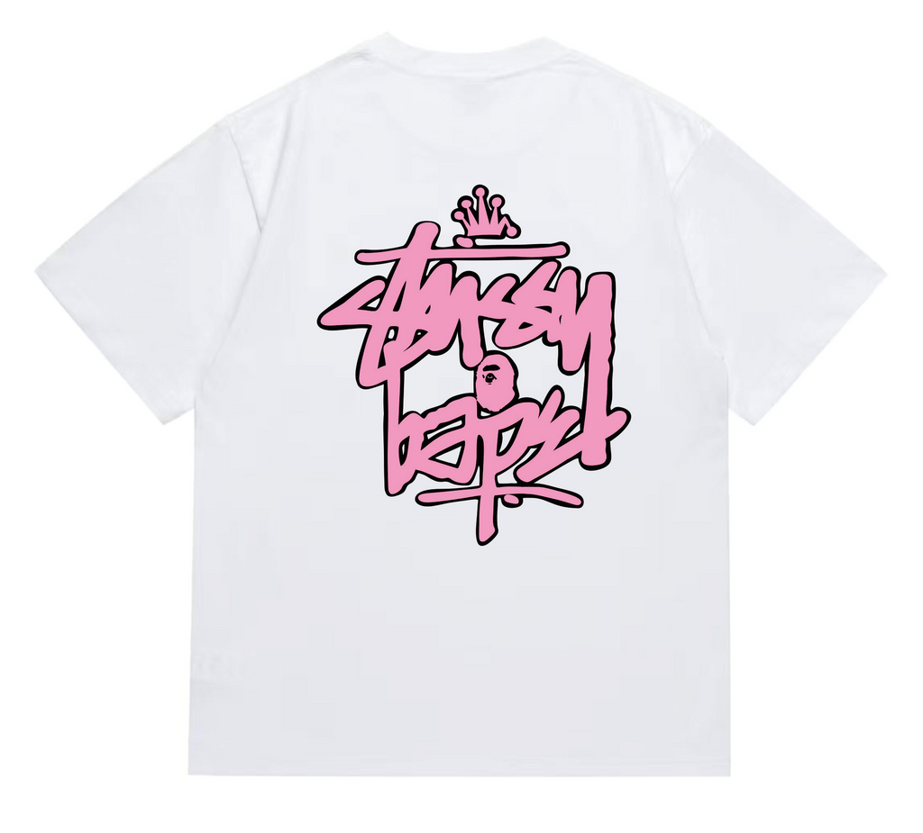 Bape men shirt | Pink