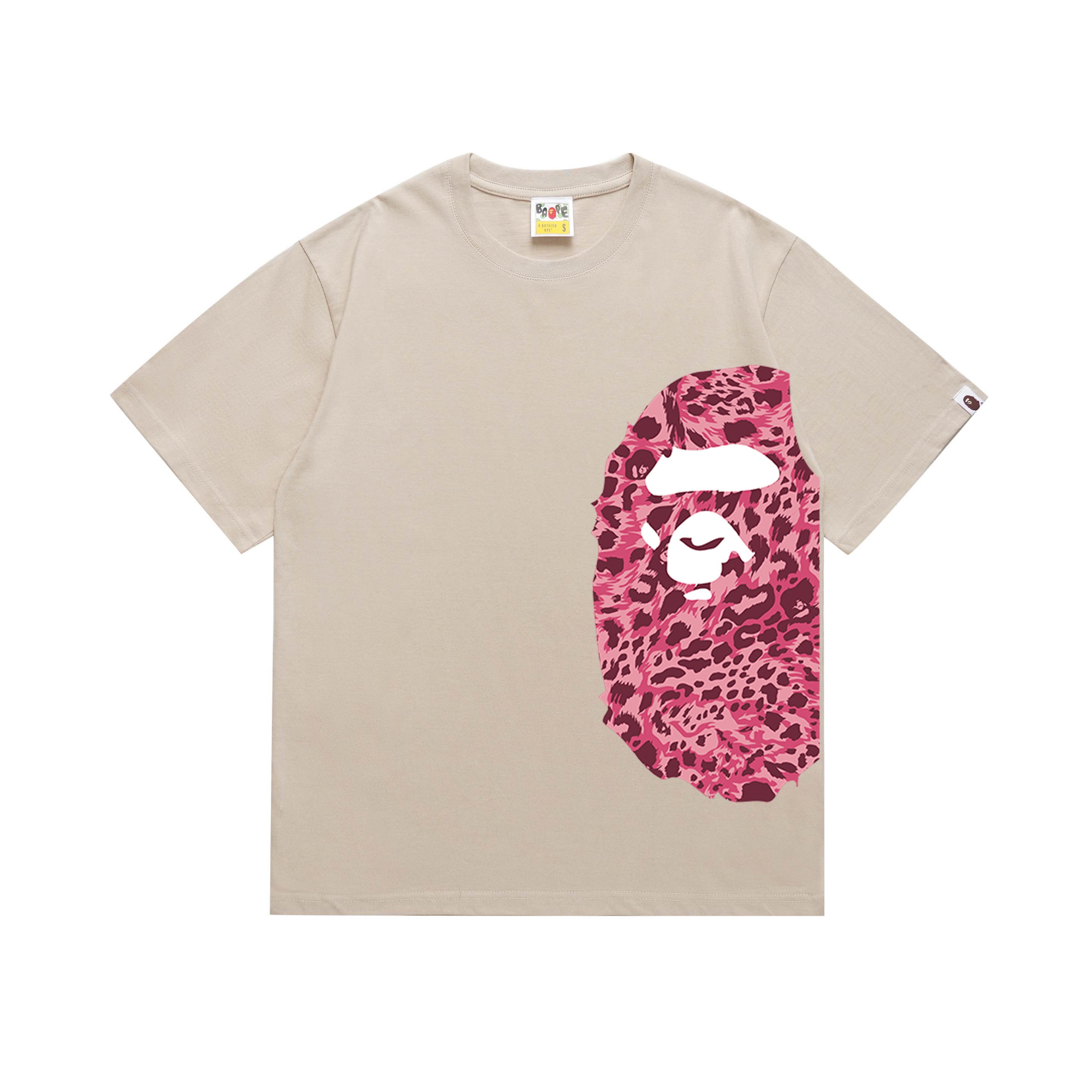 Bape men shirt | Light Red